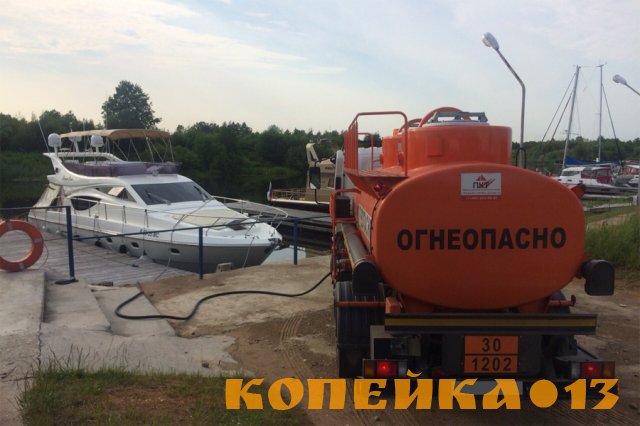Доставка дизельного топлива для водного транспорта