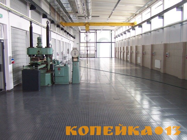 Полимерное покрытие для полов в производственных цехах и на складах предприятий