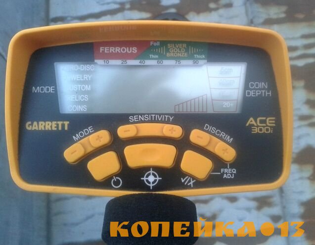Сертифицированный металлоискатель Garrett ACE 300i – лёгкое б.у.