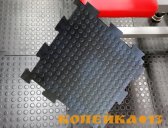 Модульное армированное напольное покрытие из литой резины фото3