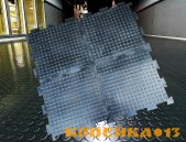 Модульное армированное напольное покрытие из литой резины фото1