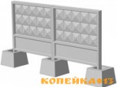 Плита забора железобетонная ПО2. Доставка по России фото2