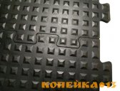 Напольное покрытие из сборных резиновых плиток РезиПлит Пирамидка фото0