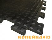 Напольное покрытие из сборных резиновых плиток РезиПлит Пирамидка фото2