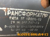 ТГ 1020К-У2 трансформатор зажигания газосветный фото1