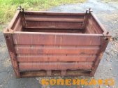 Тара металлическая с откидной стенкой (контейнер) б/у ГОСТ 14861-86 фото0