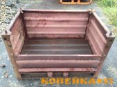 Тара металлическая с откидной стенкой (контейнер) б/у ГОСТ 14861-86 фото2