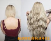 Натуральные волосы на заколках фото1